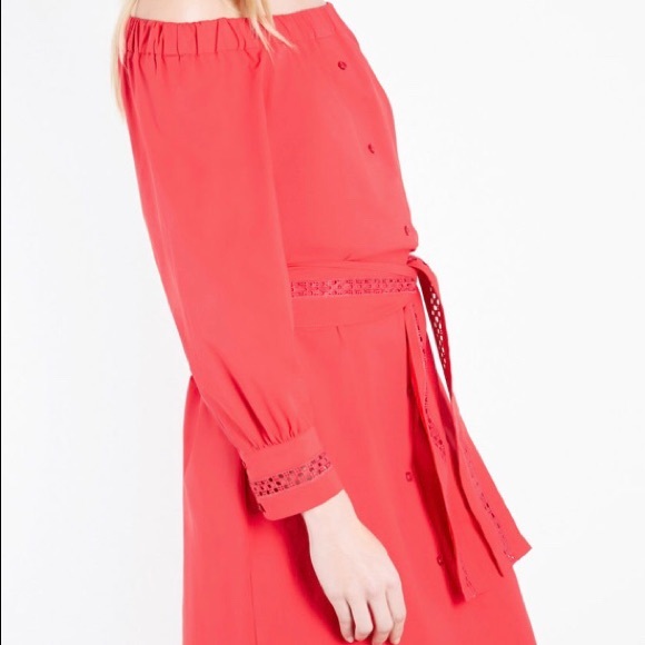 Marella Off shoulder red dress - Picture 6 of 6